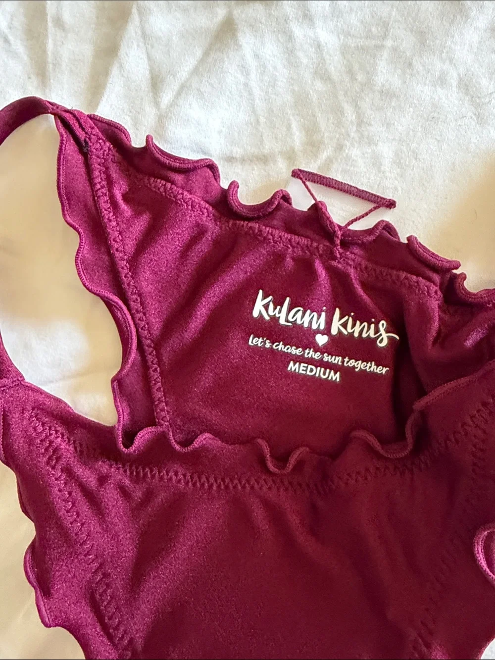 Kulani Kinis Sangria Set NWT Small top Medium Bottom - Picture 6 of 6